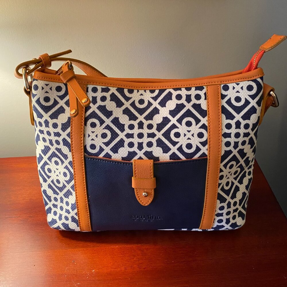 Spartina 449 Leather Shoulder Bag.